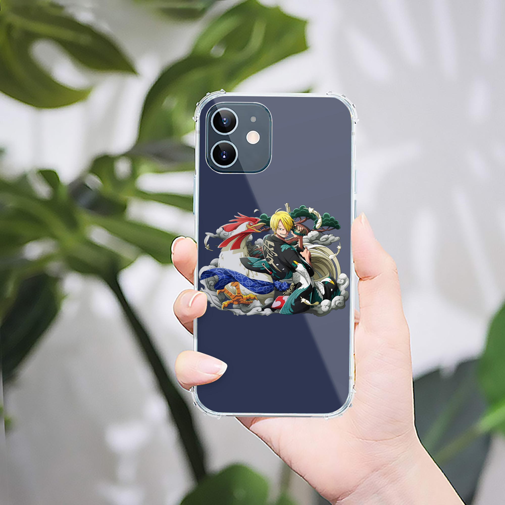 （画像用） ワンピース サンジ ONE PIECE Sanji 【iPhone 12シリーズ対応】透明スマホケース（クリアソフトケース）